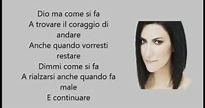 Laura Pausini ft. Biagio Antonacci- Il coraggio di andare(LYRICS)