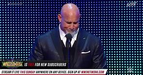 WWE Hall of Fame 2018: Goldberg thanks his family