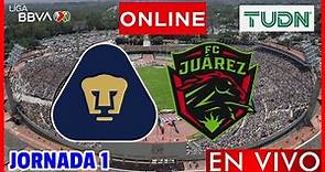 Pumas vs Juárez EN VIVO | Jornada 1 Liga MX Clausura 2024 | NARRACION EN VIVO