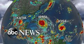 Hurricane Irma moves toward Bahamas, Florida