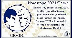 ✦ Horoscope Gemini 2021 ✦ 𝙇𝙤𝙫𝙚, 𝙃𝙚𝙖𝙡𝙩𝙝, 𝙈𝙤𝙣𝙚𝙮 & 𝘼𝙨𝙩𝙧𝙤𝙡𝙤𝙜𝙮 Horoscopes 2021 ➥ Gemini zodiac sign