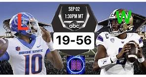Boise State vs Washington Game Review & Reaction video! College Football Week 1