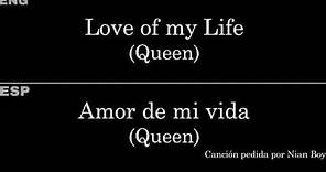 Love of my Life (Queen) — Lyrics/Letra en Español e Inglés