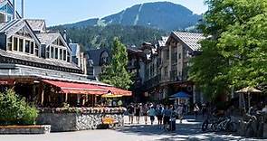 Whistler Village Summer Walk - British Columbia・4K HDR
