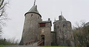 Castell Coch, en Cardiff, un castillo construido sobre otro castillo