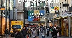 Darmstadt City Walk Tour Germany | Luisencenter Darmstadt | 4K