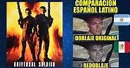 Soldado Universal -1992- Comparación del Doblaje Latino Original y Redoblaje - Español Latino