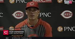 Reds' Tyler Stephenson reflects on his memorable MLB debut