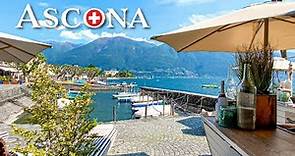 Ascona, where the Swiss go on holidays 🇨🇭 Relaxing walk in 4K