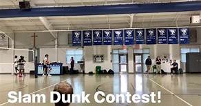 On Donovan Day, the students were treated to a pep rally. The Slam Dunk contest was certainly a highlight. Our Ram Band supplied the mood music. Which dunk was your favorite? #WeAreDonovan #GoRams #excitedforbasketball #slamdunk | Monsignor Donovan Catholic High School (Athens, GA)