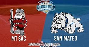 CCCAA Softball: San Mateo v Mt SAC - 5/19/19 - NOON