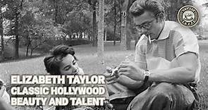 Elizabeth Taylor on the Set of 'Giant 1955'