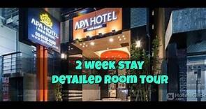 APA Higashi Shinjuku Kabukicho Hotel Tour & Review in Tokyo Japan || Affordable Hotel