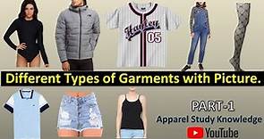 Different Types of Garments with Picture |Clothes Names