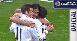 Gol de Khedira (4-0) en el Real Madrid - Real Sociedad - HD