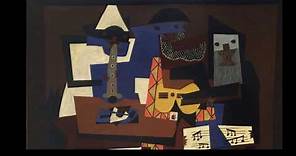 Cubism's stages and Pablo Picasso's Three Musicians, 1921