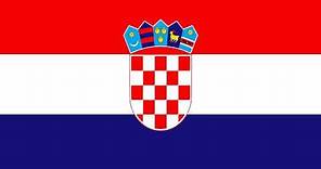 Bandera e Himno Nacional de Croacia - Flag and National Anthem of Croatia