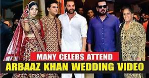 ARBAAZ KHAN WEDDING FULL VIDEO | ARBAAZ KHAN NIKAH CEREMONY VIDEO | Salman Khan | RAVEENA TANDON