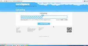 How To Upload Files in Sendspace