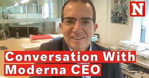 Moderna CEO Stéphane Bancel In Conversation With Newsweek CEO Dev Pragad
