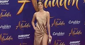 Laysla De Oliveira "Aladdin" World Premiere Purple Carpet