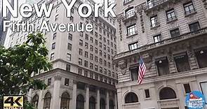🇺🇸 NEW YORK | Fifth Avenue - The Most Expensive Shopping Street in the World - A Walking Tour
