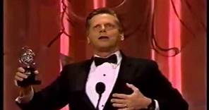 Robert Morse wins 1990 Tony Award for Best Actor in a Play