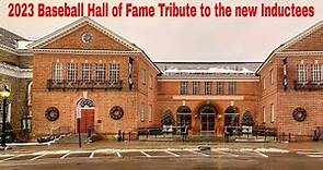 2023 Baseball Hall of Fame Inductees tribute