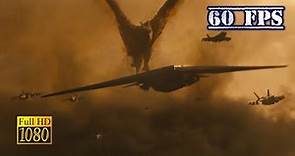 Rodan vs Jets (Full HD 60fps Latino) - Godzilla: King of the Monsters (2019)