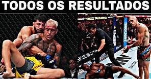 TODOS OS RESULTADOS DO UFC 300