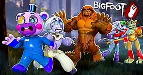 Helpi and Lunar VS Bigfoot with Roxanne Wolf and Glamrock Freddy