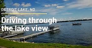 Driving through the City of Detroit Lake, MN feat. Lake View || A day trip One Summer