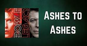 David Bowie - Ashes to Ashes (Lyrics)