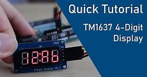 How to use the TM1637 Digit Display with an Arduino (Quick Tutorial)