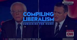 Compilation of Ted Cruz vs Bernie Sanders CNN Debate on Taxes