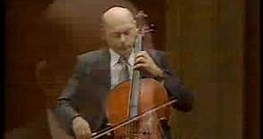 Janos Starker - Bach Cello Suite 3 II. Allemande