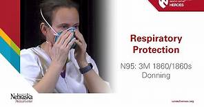 Respirator User Guide: N95 3M 1860/1860s - Donning