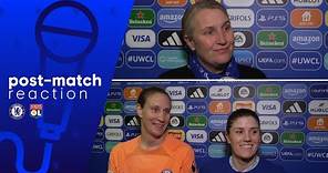 "A MAGIC COMEBACK" | Emma Hayes, Ann-Katrin Berger and Maren Mjelde | Chelsea v Lyon UWCL