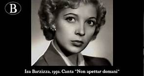 Isa Barzizza canta "Non aspettar domani", di Pippo Barzizza. Dal film "Figaro qua, Figaro là", 1950.