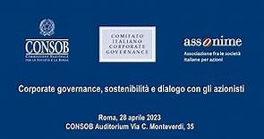 Corporate governance, sostenibilità e dialogo con gli azionisti