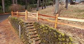 How to build a gate for a cedar split rail fence. I've never done this before!