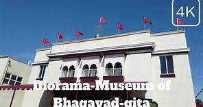 [4K] Diorama-Museum of Bhagavad-gita, Watseka Ave, Los Angeles, 2022 Walking Tour 🎧 Binaural Sound