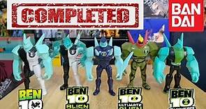 BEN 10 ALL DIAMONDHEAD FIGURES FROM THE ALIEN COLLECTION LINE COMPLETE BANDAI VARIANTS COMPARISON