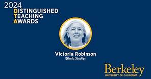 2024 Distinguished Teaching Award Victoria Robinson
