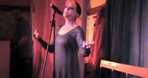 Susan Black performs an Edith Piaf song to her fans