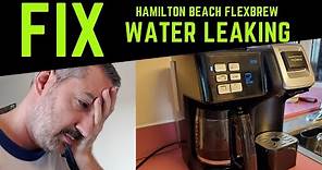 How to fix & repair Hamilton Beach Flexbrew Coffee Maker water leak - model 49954