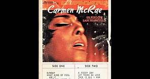 Carmen McRae - Live At Sugar Hill San Francisco (1963)