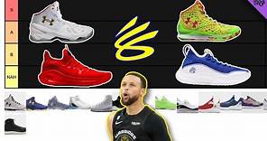 Rating Steph Curry's ENTIRE Shoe Line TIER LIST! What's Stephen Curry's Best Signature Shoe?!