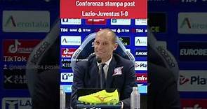 Massimiliano Allegri Conferenza stampa post Lazio-Juventus 1-0