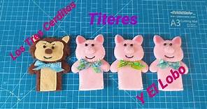 DIY Titeres de dedo con FIELTRO (Paso A Paso)